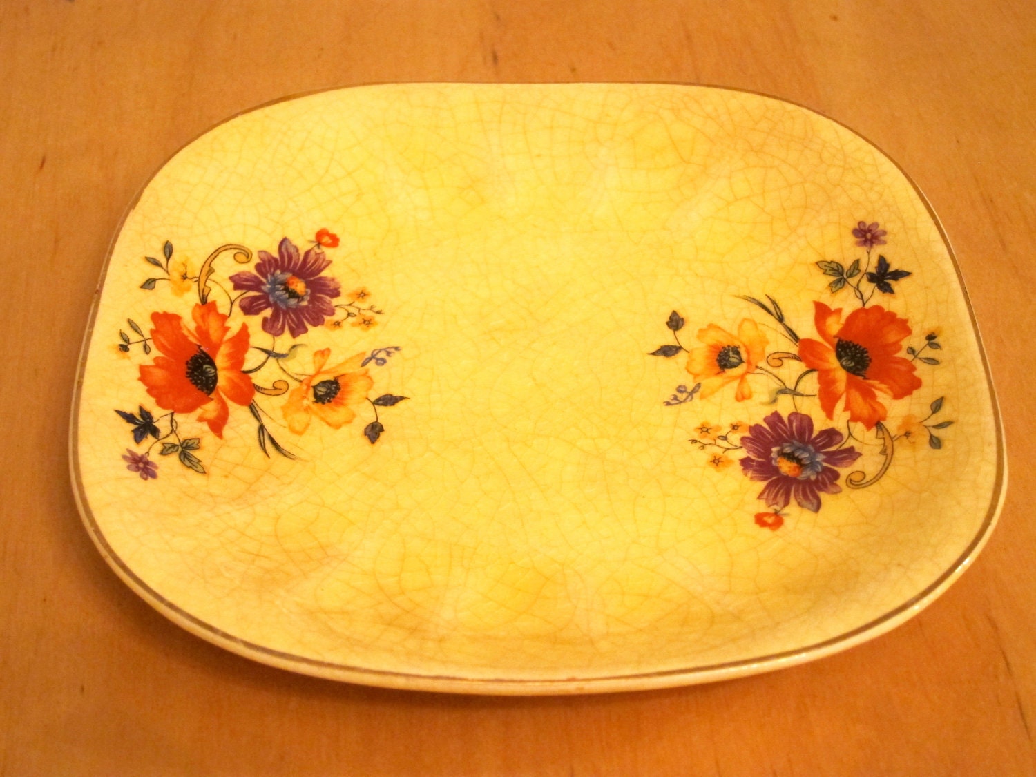 Set of Four 1920s Plates in Pattern Golden Glow by Limoges Etsy