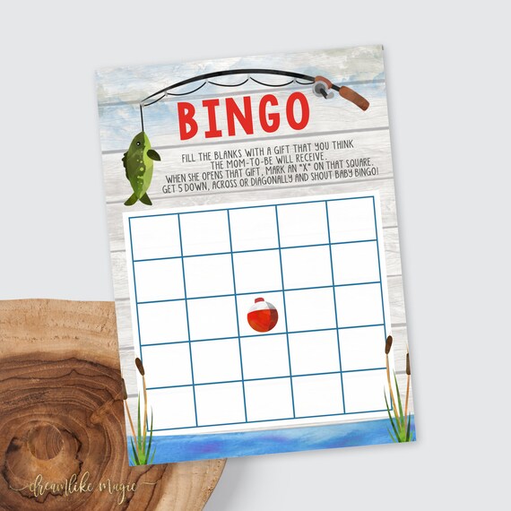Fishing Baby Shower Printable Bingo Card Shower Games Gone🌶 Descubra Fishing Baby Shower Printable Bingo Card Shower Games Gone🌶 Descubra
