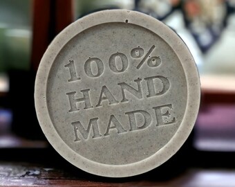 Handmade Bentonite Clay Shave Soap Puck - Shea Butter - Scent Choice, Handcrafted Soaps