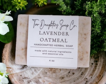 Lavender Oatmeal 4oz Bar Soap