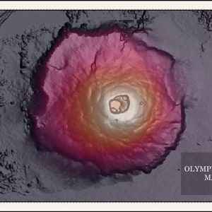 Olympus Mons, Mars Ansichtsbild