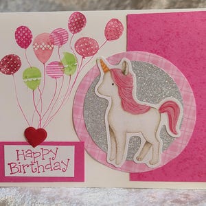 Alles Gute zum Geburtstag Einhorn Mädchen
