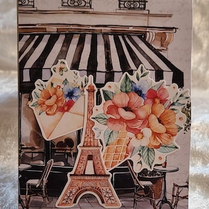 Tarjeta de día especial, mejor amiga, novia, París,