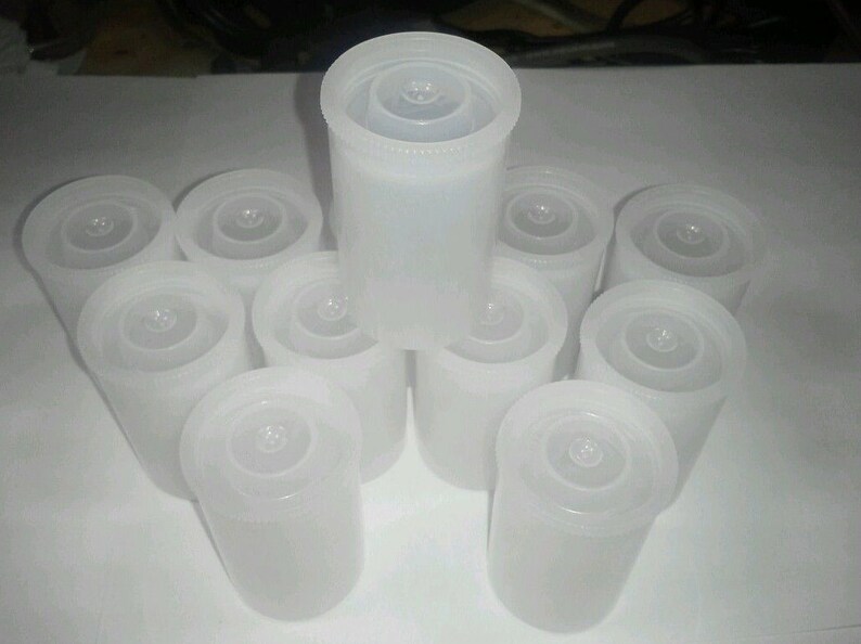 50 containers/canisters 35mm Fuji plastic film containers Etsy