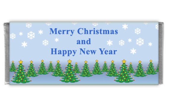 Christmas Trees Candy Bar Wrappers Il_570xn