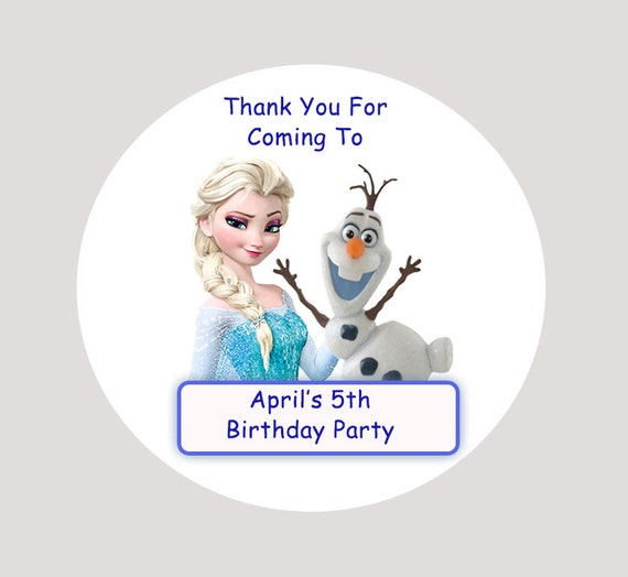Yellow Elephant Baby Shower 20 Personalized Round Stickers 2/" Inches