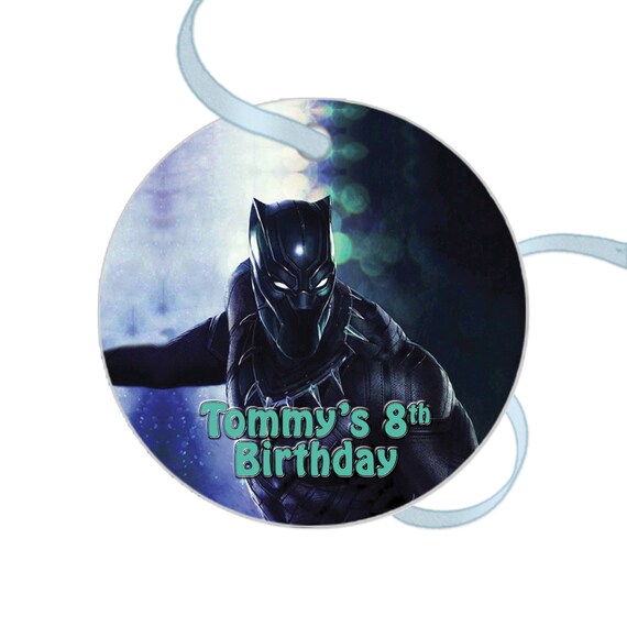 12 Black Panther Birthday Party Favors Chocolate Candy Bar Custom Candy Wrappers