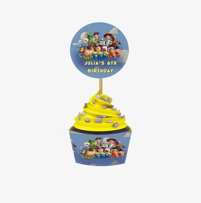 toy story cupcake topper