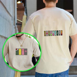Embroidered Demon Slayer Hashira Sweatshirt, Anime Character Symbol Shirt, Gift For Him, Matching Anime Crewneck Anime Lover ESH5000.5003.B