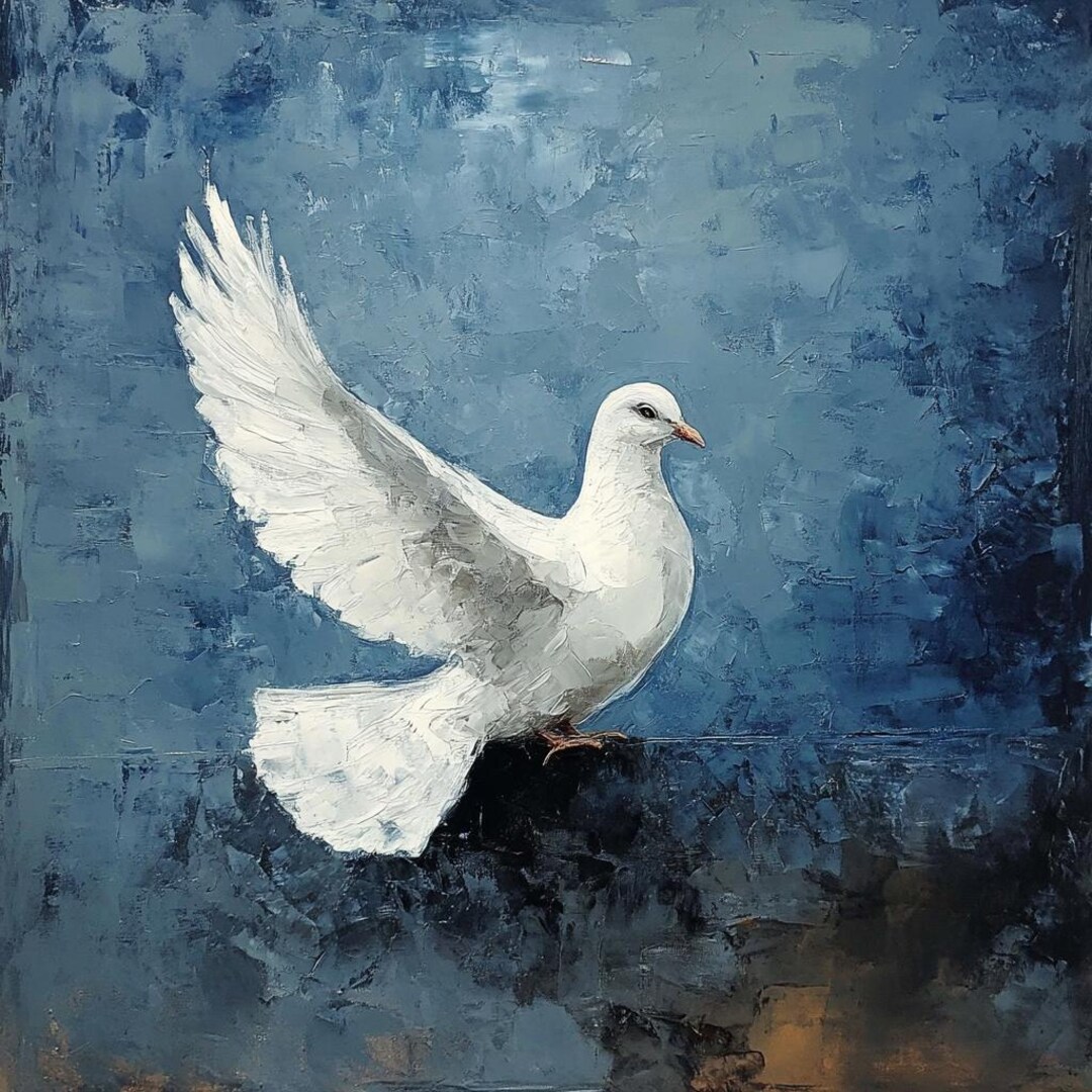 dove-on-blue-background-acrylic-handmade-painting-beautiful-light