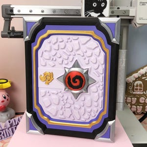 Hearthstone 3D Printed Storage Box Spellbook Style Organizer for Gaming Cards Dice Trinkets Cosplay Props Gamer Gifts Board Game Card Box