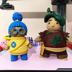 It Takes Two 3D Printed Figures Hand-Painted May Cody Desk Ornaments Handmade Gamer Collectibles for Home Office Decor Nostalgic Game Gifts