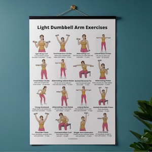 Light Dumbbell Arm Workout for Women Upper Body Toning Exercises Home ...