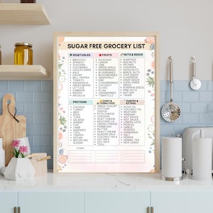 Lista de alimentos sin azúcar, lista de compras sin azúcar, lista de compras sin azúcar, lista de alimentos sin azúcar (PDF), lista de alimentos con azúcar, alimentos bajos en azúcar imagen 8