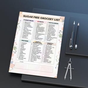 Lista de alimentos sin azúcar, lista de compras sin azúcar, lista de compras sin azúcar, lista de alimentos sin azúcar (PDF), lista de alimentos con azúcar, alimentos bajos en azúcar imagen 5