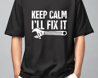 Keep Calm Mechanic T-Shirt - Funny Car Enthusiast Apparel