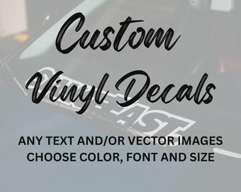 Custom Vinyl Decals: Personalized Stickers for Car, Business, & More