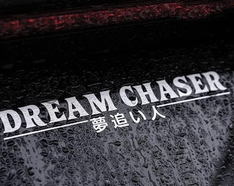 DREAM CHASER CLUB - Car Decal - Sticker - Vinyl Decal - Windshield Banner