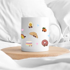 Caneca de presente desenhada à mão inspirada em Jellycat
