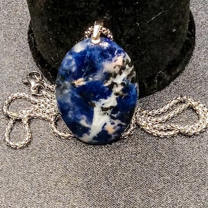 Sodalite Gemstone Necklace - Indigo Dreams – Large  43.5ct