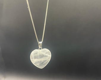 Rock Crystal Heart Pendant – Purity and Serenity