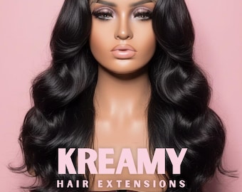 Kreamy Hair Co. Mink Body Wave 5x5 HD closure wig