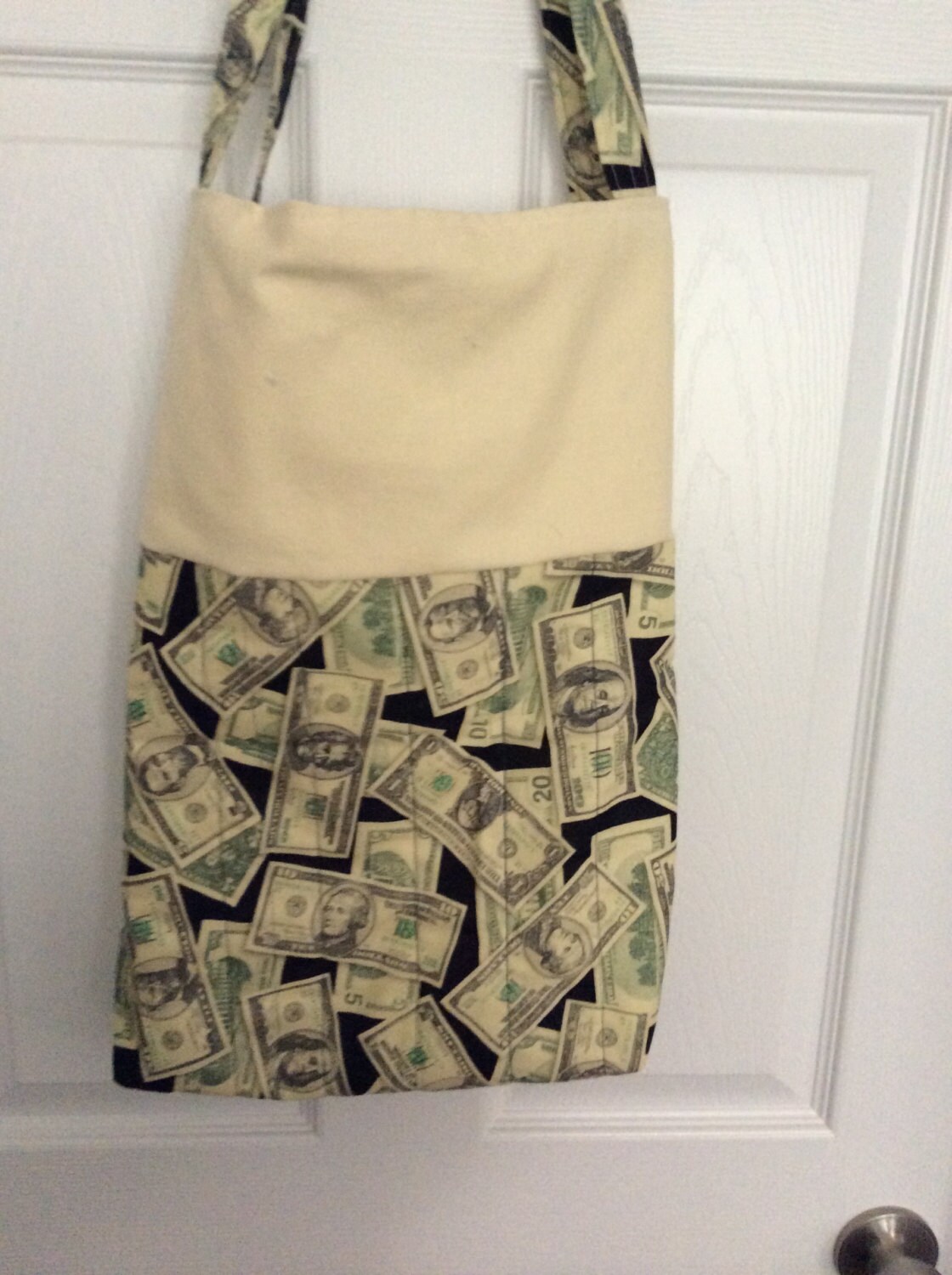 Handmade Money Bag Gift for Shopping Quilted Tote Lined and Etsy