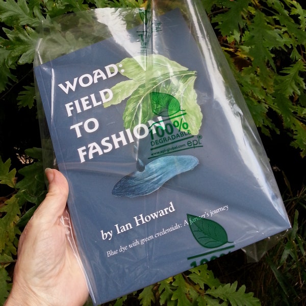 WOAD - Field to Fashion - book by Ian Howard of Norfolk - scarce-to-find blue plant dye history textiles cosmetics farming reference GIFT