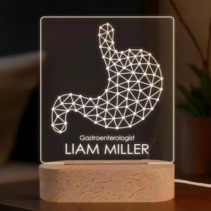 Gastroenterology Stomach Lamp – Personalized Gift for Medical Students and Healthcare Professionals