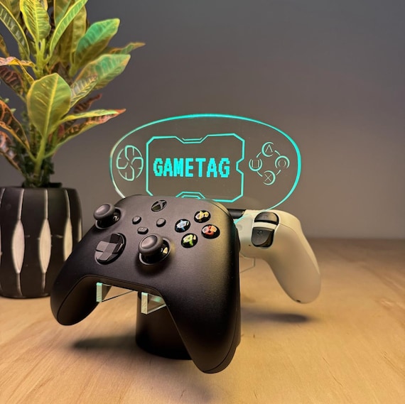 Custom LED Gamepad Stand – Personalized Controller Holder – RGB