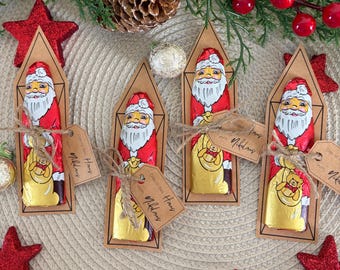 Nikolaus Druckvorlage / Das Haus vom Nikolaus / Lustige Weihnachtsidee zum Basteln / DIY Nikolausgeschenk Mitbringsel / Sofort Descargar PDF
