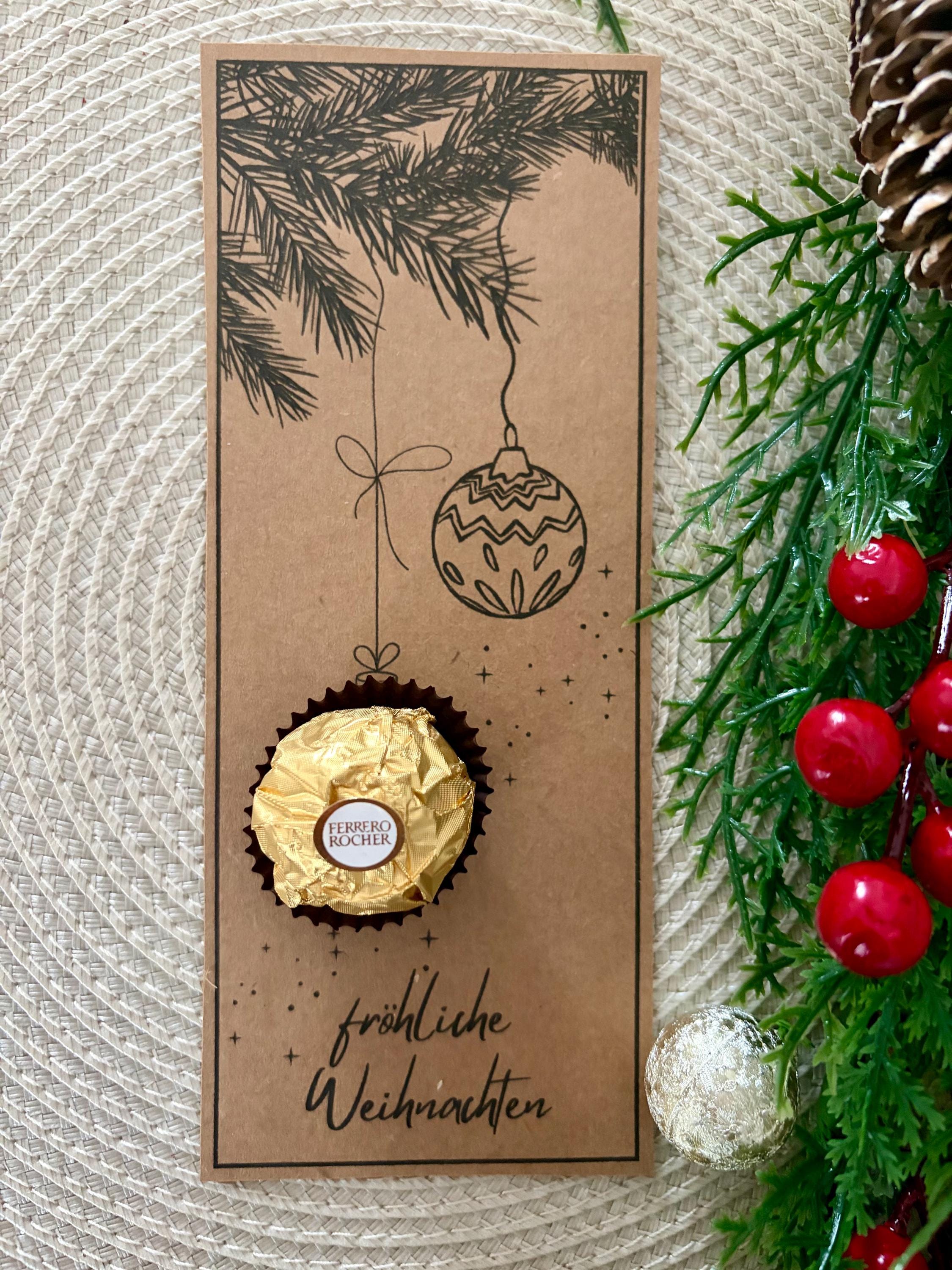 Ferrero Rocher Christmas Printable | Last Minute Gift | Merry Christmas ...