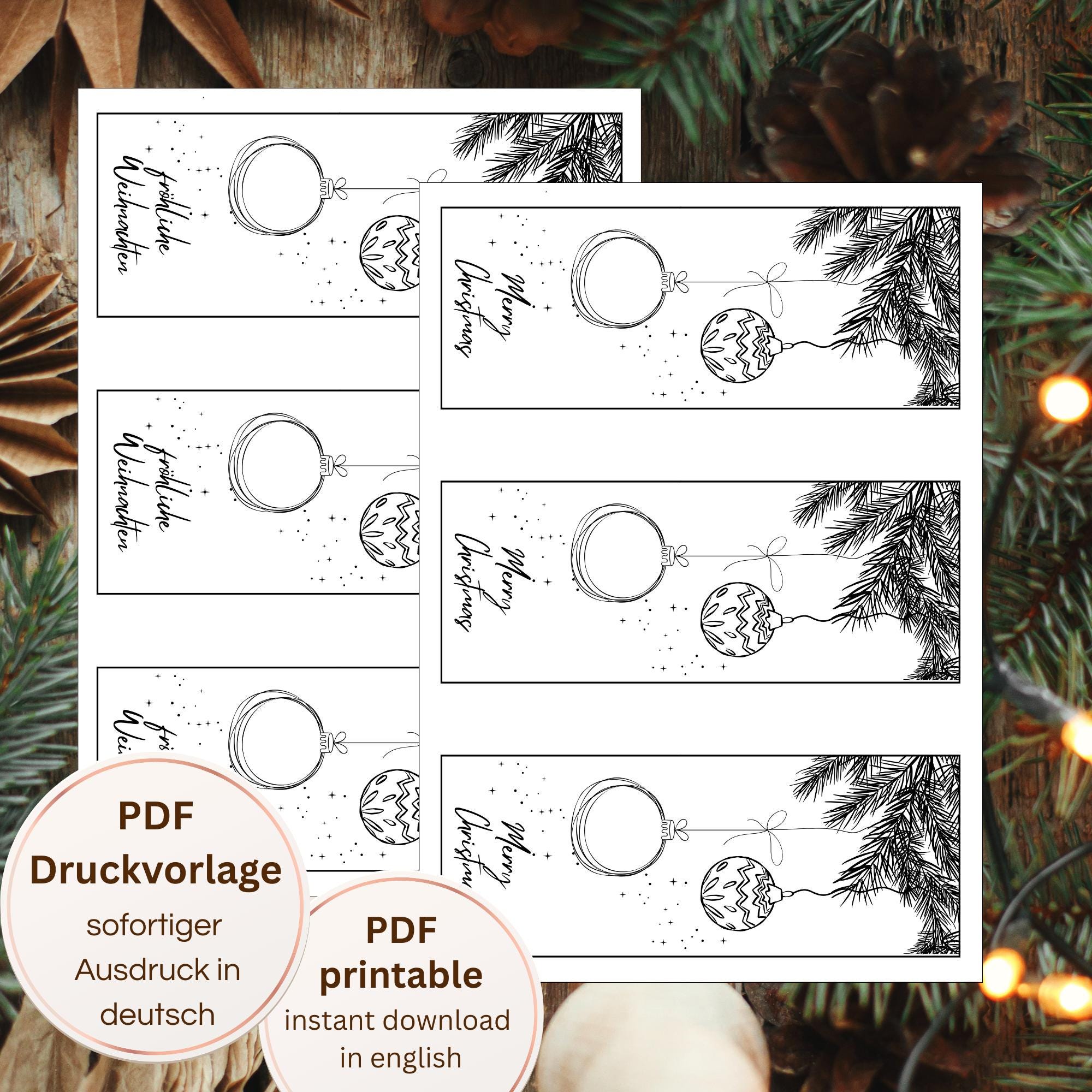 Ferrero Rocher Christmas Printable | Last Minute Gift | Merry Christmas ...