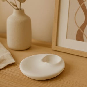 Handmade Gypsum Incense Holder Tray: Palo Santo, Sage, and Cone Burner