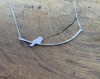 Bird on a Wire necklace