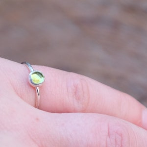 Peridot Cabochon Ring