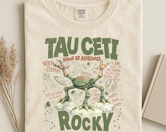 Tau Ceti Shirt, Astrophage Shirt, Sci Fi Graphic Tee, Space Monster Shirt, Retro Sci Fi Shirt, Nerd Gift, Space Lover Tee
