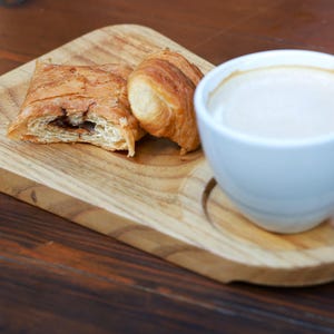2 Pieces Wooden Coffee Tray, Chesnut Wood Serving Tray