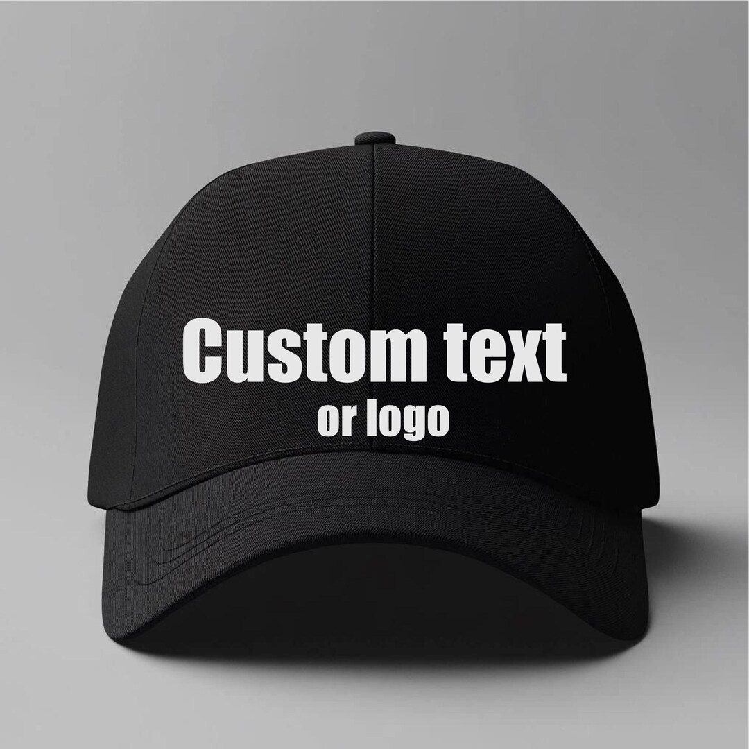 Personalized Cap With Custom Text, Custom Hat, Embroidered Name Hat ...