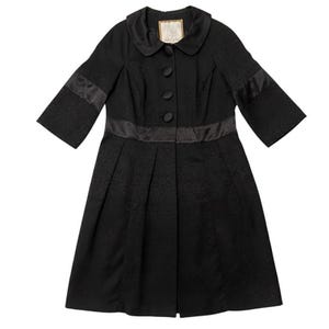 Baby Phat Vtg Czarny Brokatowy Formalny Płaszcz Kurtka Rozmiar 2XL Y2K Lata 90. Stare Pieniądze