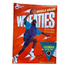 Michael Jordan Wheaties Box - Etsy