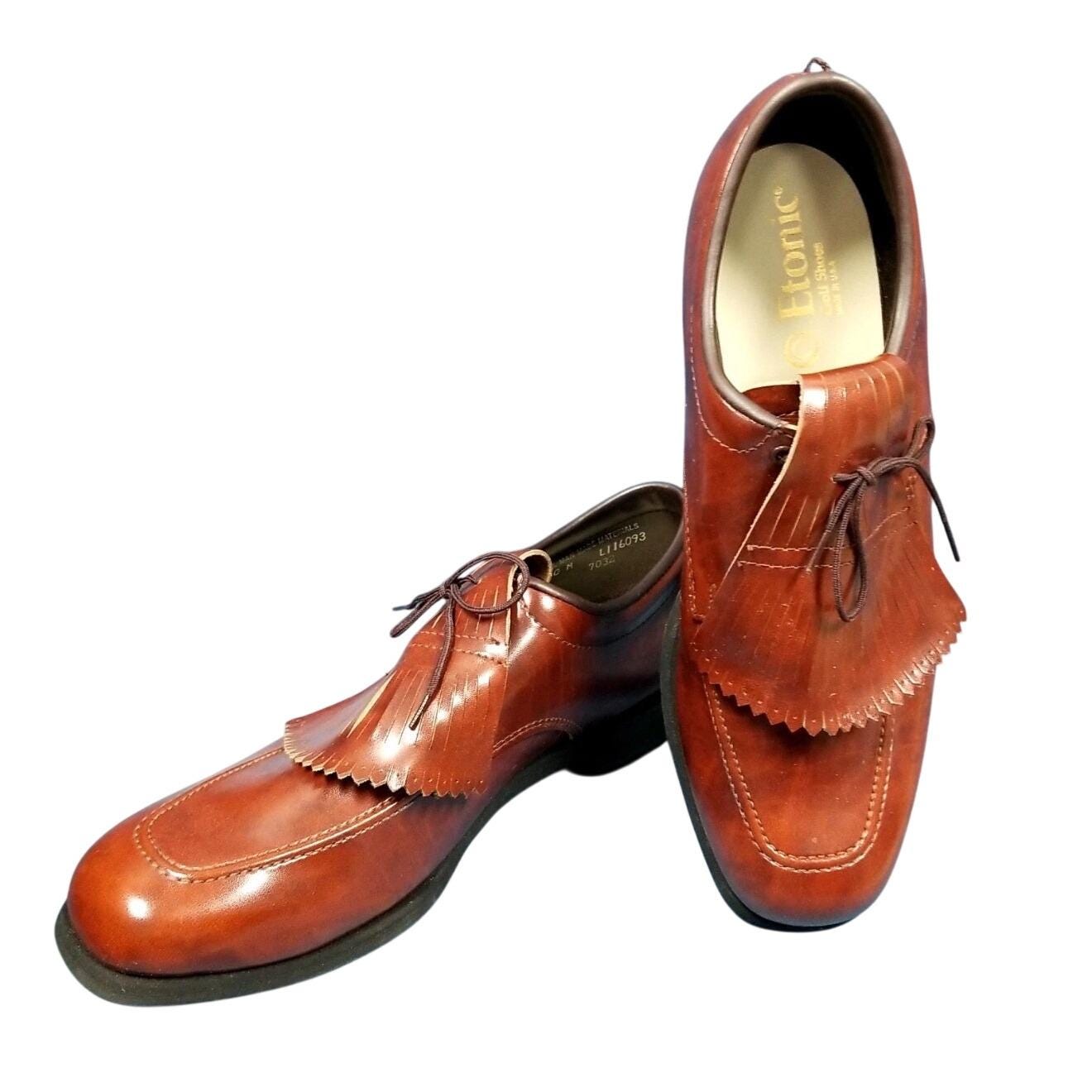 Vintage Ben Hogan by Stone-Tarlow Co. Leather Golf Shoes 9e Mens Vintage Golf Shoes - Etsy main image 3