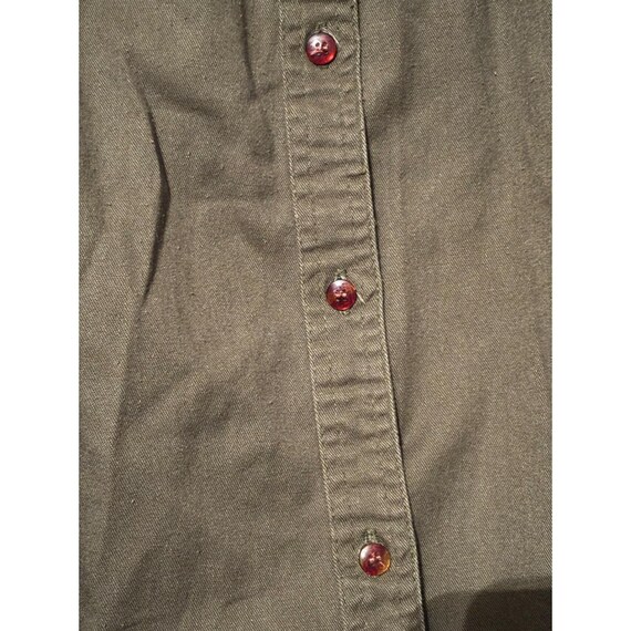 Reflections by Eddie Bauer Button Front Midi Skir… - image 3