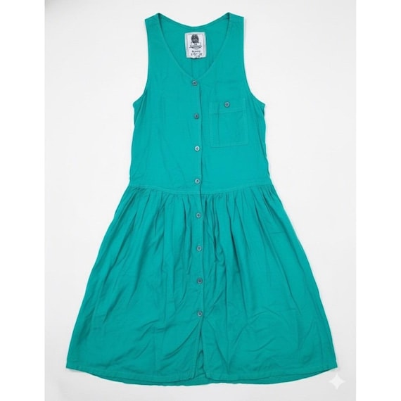 Short Circuit Vtg Teal Button Front Drop Waist Midi Dress Sz S Flowy Boho - Etsy Short Circuit Vtg Teal Button Front Drop Waist Midi Dress Sz S Flowy Boho - Etsy