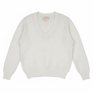 Suéter de punto blanco vintage Country Sophisticates by Pendleton, talla L, estilo preppy Normcore