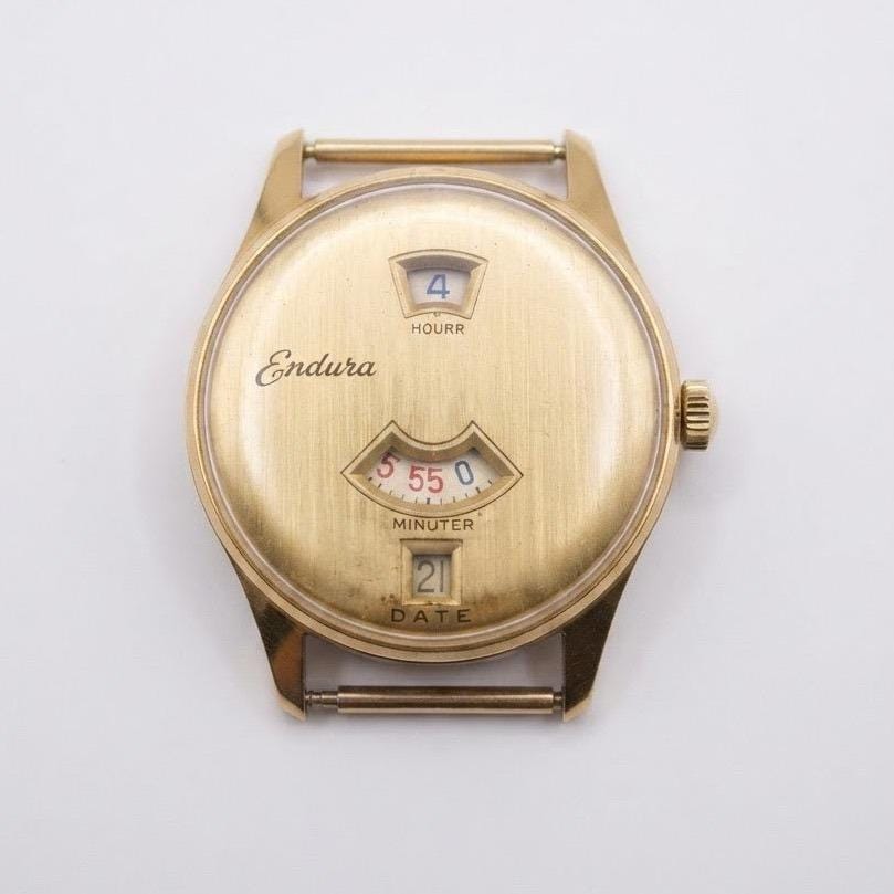 Vintage Jump Hour Watch - Etsy Canada