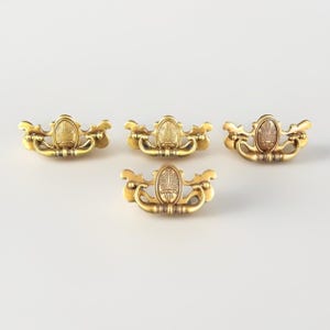 Set of 4 Vintage Keeler Brass Co Wheat Sheaf Drawer Pulls KBC 42072 CP 2439