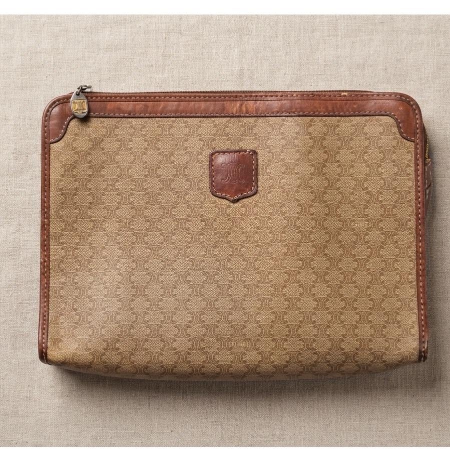 Vintage Celine Macadam Clutch - Etsy