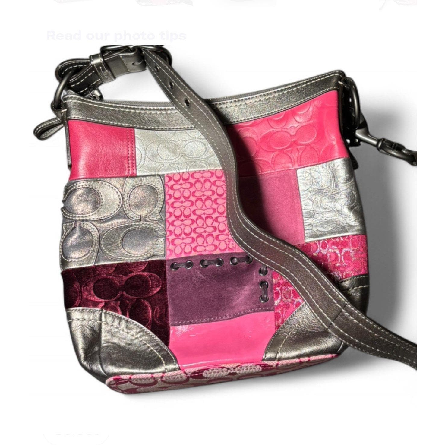 Coach Patchwork Purse Pink - Etsy