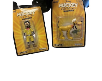 Super7 Disney Mickey und Friends Vtg Collection Goofy Pluto ReAction Figuren